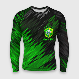 Мужской рашгард 3D с принтом Сборная Бразилии в Курске,  |  | brazil | neymar | бразилия | коутиньо | марсело | неймар | роберто карлос | роналдиньо | роналдо | сборная бразилии | спорт | футбол | чемпионат мира