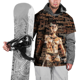 Накидка на куртку 3D с принтом Deep Dark Fantasy в Новосибирске, 100% полиэстер |  | Тематика изображения на принте: gachi | van darkholme | ван даркхолм | гачи | гачимучи | паттерн