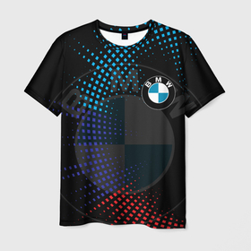 Мужская футболка 3D с принтом BMW   БМВ   M COMPETITION в Тюмени, 100% полиэфир | прямой крой, круглый вырез горловины, длина до линии бедер | Тематика изображения на принте: bmw | m style | sport | x3. | x5 | x6 | x7 | авто | автомобиль | беха | бмв | бумер | м пакет | спорт