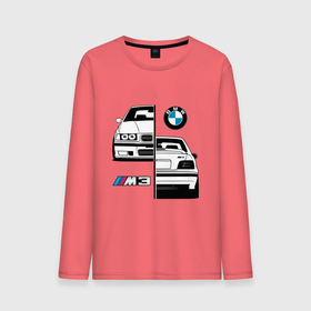 Мужской лонгслив хлопок с принтом BMW M3 E 36 / БМВ М3 E 36 в Екатеринбурге, 100% хлопок |  | bmw | e36. | m style | m3 | sport | x3 | x5 | x6 | x7 | авто | автомобиль | беха | бмв | бумер | м пакет | м3 | спорт