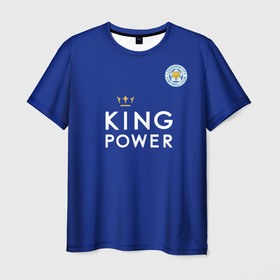 Мужская футболка 3D с принтом №9 Leicester City в Тюмени, 100% полиэфир | прямой крой, круглый вырез горловины, длина до линии бедер | jamie vardy | vdgerir | джейми варди