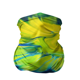 Бандана-труба 3D с принтом Разводы яркой краски , 100% полиэстер, ткань с особыми свойствами — Activecool | плотность 150‒180 г/м2; хорошо тянется, но сохраняет форму | градиент | краска | круги | перелив | разводы