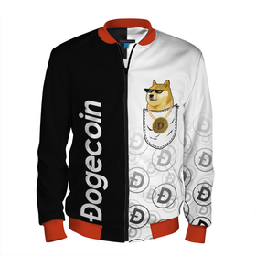 Мужской бомбер 3D с принтом DOGECOIN / DOGE / КАРМАН в Белгороде, 100% полиэстер | застегивается на молнию, по бокам два кармана без застежек, по низу бомбера и на воротнике - эластичная резинка | crypto | cryptocurrency | doge | dogecoin | elon mask | pattern | trading | биржа криптовалют | градиент. | доги | догикоин | илон маск | криптовалюта | мем | трейдинг | узор | черное белое