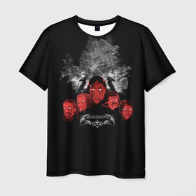 Мужская футболка 3D с принтом Metalocalypse , 100% полиэфир | прямой крой, круглый вырез горловины, длина до линии бедер | dethklok | metalocalypse | апокалипсис | вильям мердерфэйс | металл | металлапокалипсис | мульт | мультфильм | пиклз | рок группа | сквизгаард эксплоужен | токи вортуз