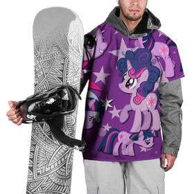 Накидка на куртку 3D с принтом Twilight Sparkle в Тюмени, 100% полиэстер |  | my little pony | дружба это чудо | единорог | единороги | май литл пони | мульт | мультфильм