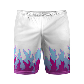 Мужские шорты спортивные с принтом ПЛАМЯ 1 0 ,  |  | fire | flame | flamer | горячий | лето | неон | нитро | огонь | ретро | стиль | тренд | языки пламени | яркий