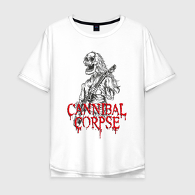 Мужская футболка хлопок Oversize с принтом Cannibal Corpse | Труп Канниба , 100% хлопок | свободный крой, круглый ворот, “спинка” длиннее передней части | cannibal | cannibal corpse | corpse | death metal | deathgrind | алекс уэбстер | брутальный дэт метал | дэт метал | дэтграйнд | пол мазуркевич | роб барретт | труп каннибала