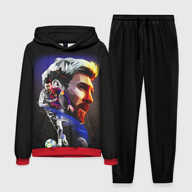 Мужской костюм 3D (с толстовкой) с принтом ЛИОНЕЛЬ МЕССИ   LIONEL MESSI в городе Новоалтайск,  |  | Тематика изображения на принте: argentina | barcelona | football | lionel andrs messi | sport | uefa | аргентина | барселона | лионель месси | спорт | уефа. | футбол