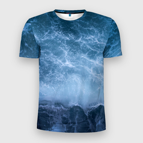 Мужская футболка 3D спортивная с принтом океан , 100% полиэстер с улучшенными характеристиками | приталенный силуэт, круглая горловина, широкие плечи, сужается к линии бедра | Тематика изображения на принте: ocean | sea | киты | море | морские мотивы | морской принт | морской фон | океан | паттерн | рыбы | текстуры