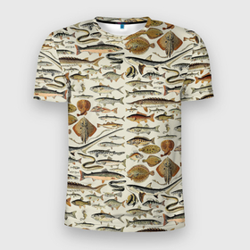 Мужская футболка 3D спортивная с принтом рыбный паттерн , 100% полиэстер с улучшенными характеристиками | приталенный силуэт, круглая горловина, широкие плечи, сужается к линии бедра | ocean | sea | киты | море | морские мотивы | морской принт | морской фон | океан | паттерн | рыбы | текстуры
