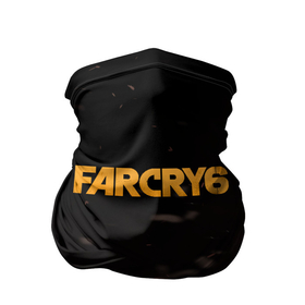 Бандана-труба 3D с принтом Far Cry 6 в Белгороде, 100% полиэстер, ткань с особыми свойствами — Activecool | плотность 150‒180 г/м2; хорошо тянется, но сохраняет форму | far cry 6 | дым | игра | лого | надпись | частицы