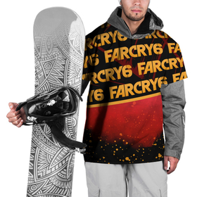 Накидка на куртку 3D с принтом Far Cry 6 в Екатеринбурге, 100% полиэстер |  | Тематика изображения на принте: far cry 6 | дым | игра | капли | лого | надпись | частицы
