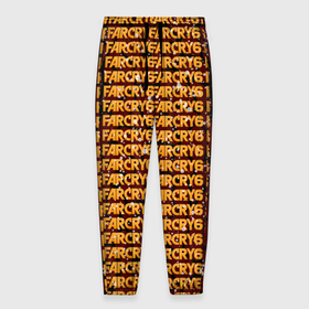 Мужские брюки 3D с принтом Far Cry 6 в Кировске, 100% полиэстер | манжеты по низу, эластичный пояс регулируется шнурком, по бокам два кармана без застежек, внутренняя часть кармана из мелкой сетки | far cry 6 | игра | лого | надпись | текстура | частицы