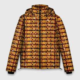 Мужская зимняя куртка 3D с принтом Far Cry 6 в Белгороде, верх — 100% полиэстер; подкладка — 100% полиэстер; утеплитель — 100% полиэстер | длина ниже бедра, свободный силуэт Оверсайз. Есть воротник-стойка, отстегивающийся капюшон и ветрозащитная планка. 

Боковые карманы с листочкой на кнопках и внутренний карман на молнии. | Тематика изображения на принте: far cry 6 | игра | лого | надпись | текстура | частицы