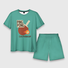 Мужской костюм с шортами 3D с принтом ping pong в Кировске,  |  | ping pong | sport | tennis | настольный теннис | пинг понг | ракетка | спорт | теннис