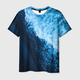 Мужская футболка 3D с принтом море в Кировске, 100% полиэфир | прямой крой, круглый вырез горловины, длина до линии бедер | ocean | sea | киты | море | морские мотивы | морской принт | морской фон | океан | рыбы | текстуры