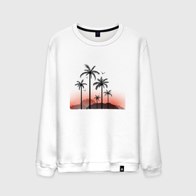 Мужской свитшот хлопок с принтом palm tree , 100% хлопок |  | beach | ocean | palm trees | sea | summer | sun | sunset | vacation | закат | лето | море | океан | отдых | отпуск | пальмы | пляж | солнце