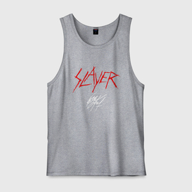 Мужская майка хлопок с принтом Slayer: Kerry King , 100% хлопок |  | groove | kerry king | metall | rock | slayer | trash
