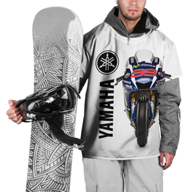 Накидка на куртку 3D с принтом YAMAHA [002] в Екатеринбурге, 100% полиэстер |  | Тематика изображения на принте: moto | yamaha | мотоцикл | ямана | ямаха