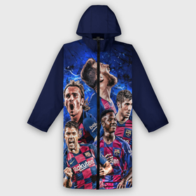 Дождевик унисекс 3D с принтом Месси и Суарес в городе Новоалтайск,  |  | lionel messi | luis suarez | luis surez | madrid | барселона | лионель месси | луис альберто суарес | мадрид | фк | футбол | футбольный клуб
