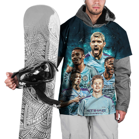 Накидка на куртку 3D с принтом Манчестер Сити Серхио Агуэро в Новосибирске, 100% полиэстер |  | sergio aguero | аргентина | манчестер | манчестер сити | фк | футбол | футбольный клуб