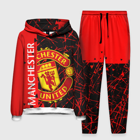 Мужской костюм 3D (с толстовкой) с принтом МАНЧЕСТЕР   MANCHESTER UNITED в городе Новоалтайск,  |  | Тематика изображения на принте: football | manchester united football club | sport | uefa | английская премьер лига | лига финал | манчестер юнайтед | матч. | спорт | уефа | финал | футбол