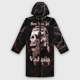 Дождевик унисекс 3D с принтом Ragnarr в городе Новоалтайск,  |  | odin | odinn | see you in valhalla | viking | vikings | вальхала | вальхалла | викинг | викинги | до встречи в вальхалле | кельт | кельтский узор | лик | один | рагнар | рагнар лодброк | символ | символ викингов | символика