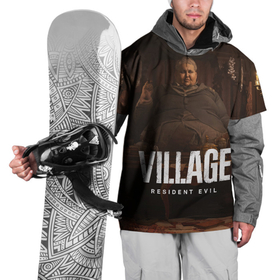 Накидка на куртку 3D с принтом RESIDENT EVIL VILLAGE в Кировске, 100% полиэстер |  | Тематика изображения на принте: resident evil | resident evil 8 village | village | вампиры | димитреску | леди | резидент | эвил