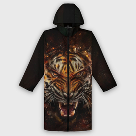 Дождевик унисекс 3D с принтом ЯРОСТЬ ТИГРА в городе Новоалтайск,  |  | animal | beast | cat | hunter | tiger | агрессия | брутальность | животные | звери | клыки | кошки | охотник | пасть | природа | рев | тигр | хищник | царь