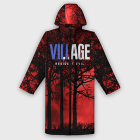 Дождевик унисекс 3D с принтом Resident Evil Village в городе Новоалтайск,  |  | horror | resident evil | resident evil 8 | village | виладж | виллейдж | деревня | игры | логотипы игр | резидент ивел | резидент ивел виладж | резидент эвил | хоррор