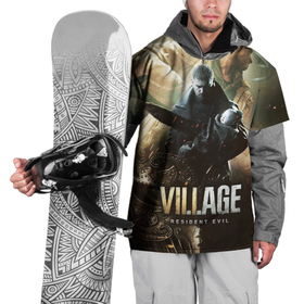 Накидка на куртку 3D с принтом Resident Evil Village , 100% полиэстер |  | resident evil village | деревня | игры | итан уинтерс | обитиель зла | ужасы