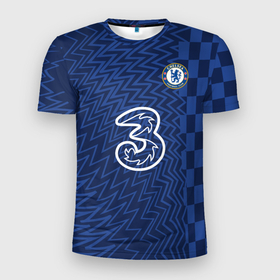 Мужская футболка 3D спортивная с принтом FC Chelsea | Home Vapor Match Shirt (2021/22) в Петрозаводске, 100% полиэстер с улучшенными характеристиками | приталенный силуэт, круглая горловина, широкие плечи, сужается к линии бедра | 0x000000123 | chelsea | goalkeeper | stamford bridge | вернер | вратарь | канте | стамфорд бридж | челси