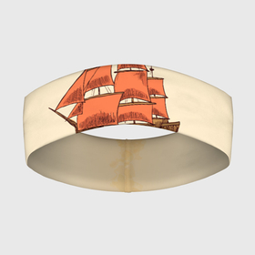 Повязка на голову 3D с принтом Корабль Ship в Тюмени,  |  | ship | ships | whale | кит | киты | корабли | кораблики | море | морские | морское | якорь
