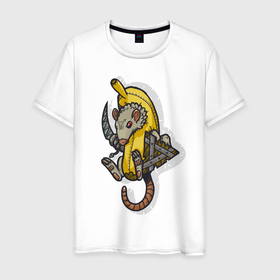Мужская футболка хлопок с принтом BANANAVEN в Белгороде, 100% хлопок | прямой крой, круглый вырез горловины, длина до линии бедер, слегка спущенное плечо. | warhammer | вархаммер | настольные игры | юмор