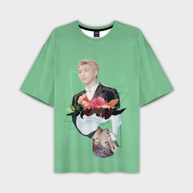Мужская футболка oversize 3D с принтом RM x J Hope ,  |  | bts | pop | битиэс | бтс | ви | джей хоуп | джонгук | корейцы | музыка | поп | попса | рм | чимин | чин сюги