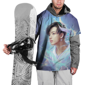 Накидка на куртку 3D с принтом Jeon BTS в Екатеринбурге, 100% полиэстер |  | Тематика изображения на принте: bts | pop | битиэс | бтс | ви | джей хоуп | джонгук | корейцы | музыка | поп | попса | рм | чимин | чин сюги