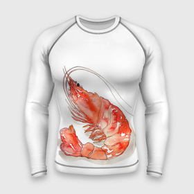 Мужской рашгард 3D с принтом креветка ,  |  | ocean | sea | sea animal | креветка | лобстер | море | океан | рак