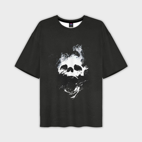 Мужская футболка OVERSIZE 3D с принтом Невероятное зло в Екатеринбурге,  |  | destiny | evil | gamer | games | skull