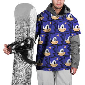 Накидка на куртку 3D с принтом Sonic pattern в Тюмени, 100% полиэстер |  | Тематика изображения на принте: sonic | доктор эггман | ёж | ёж шедоу | ехидна наклз | майлз прауэр | соник | тейлз | эми роуз