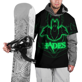 Накидка на куртку 3D с принтом Hades в Курске, 100% полиэстер |  | Тематика изображения на принте: hades | roguelike | бесконечные круги ада | волки | зелёные | компьютерная игра | светящиеся | эмблема