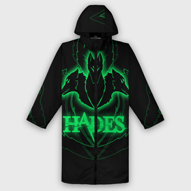 Дождевик унисекс 3D с принтом Hades ,  |  | Тематика изображения на принте: hades | roguelike | бесконечные круги ада | волки | зелёные | компьютерная игра | светящиеся | эмблема