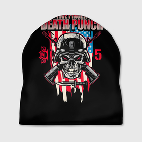 Шапка 3D с принтом 5FDP | Five Finger Death Punch в Санкт-Петербурге, 100% полиэстер | универсальный размер, печать по всей поверхности изделия | Тематика изображения на принте: 5fdp | america | death | ffdp | finger | five | hard | metal | music | punch | rock | skull | states | united | usa | америка | метал | музыка | рок | сша | хард | череп