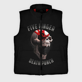 Мужской жилет утепленный 3D с принтом Five Finger Death Punch  5FDP ,  |  | 5fdp | america | death | ffdp | finger | five | hard | metal | music | punch | rock | skull | states | united | usa | америка | метал | музыка | рок | сша | хард | череп