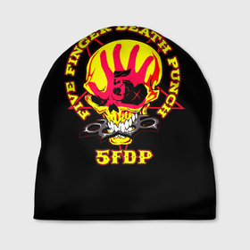 Шапка 3D с принтом Five Finger Death Punch (FFDP) в Новосибирске, 100% полиэстер | универсальный размер, печать по всей поверхности изделия | 5fdp | america | death | ffdp | finger | five | hard | metal | music | punch | rock | skull | states | united | usa | америка | метал | музыка | рок | сша | хард | череп