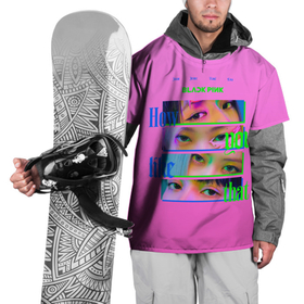 Накидка на куртку 3D с принтом How you like that в Кировске, 100% полиэстер |  | black pink | blackpink | pop | блэк пинк | ким дженни | ким джи су | корейцы | лалиса манобан | музыка | поп | попса | розэ