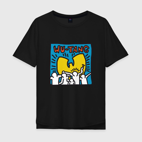 Мужская футболка хлопок Oversize с принтом Wu-Tang People в Курске, 100% хлопок | свободный крой, круглый ворот, “спинка” длиннее передней части | black | gza | hip hop | method man | music | new york | odb | old school | rap | rza | wu tang | wu tang clan | аудио | винил | ву тэнг | граффити | диджей | кассета | микрофон | музыка | нью йорк | пластинка | рэп | рэпер | хип хоп
