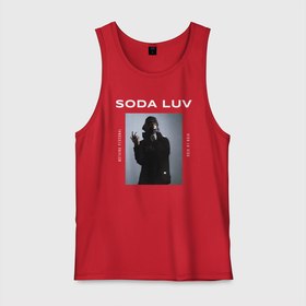 Мужская майка хлопок с принтом SODA LUV в Тюмени, 100% хлопок |  | luv | mayot | melon | music | og buda | seemee | soda | sodaluv | бигасс | коми | лав | лого | логотип | лув | мелон | сода