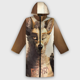 Дождевик унисекс 3D с принтом Furry jackal в Новосибирске,  |  | Тематика изображения на принте: furry | jackal | антропоморфные животные | люди животные | показывает | средний палец | фурри | фурри фэндом | шакал