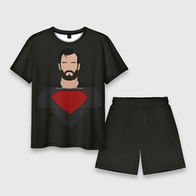 Мужской костюм с шортами 3D с принтом Кал Эл в Курске,  |  | dc comics | superman | диси | кларк кент | супергерой