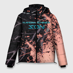 Мужская зимняя куртка 3D с принтом MGR - Nanomachines Son в Белгороде, верх — 100% полиэстер; подкладка — 100% полиэстер; утеплитель — 100% полиэстер | длина ниже бедра, свободный силуэт Оверсайз. Есть воротник-стойка, отстегивающийся капюшон и ветрозащитная планка. 

Боковые карманы с листочкой на кнопках и внутренний карман на молнии. | armstrong | metal gear | metal gear rising | metal gear solid | mgr | mgs | nanomachines | nanomachines son | raiden | snake | steven armstrong | армстронг | мгр | мгс | метал гир | метал гир райзен | наномашины | наномашины сынок | райден
